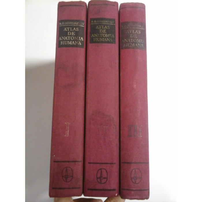 ATLAS DE ANATOMIE UMANA - SINELNIKOV - 3 volume - (in limba spaniola) ATLAS DE ANATOMIA HUMANA ATLAS DE ANATOMIE UMANA - SINELNIKOV - 3 volume - (in limba spaniola) ATLAS DE ANATOMIA HUMANA